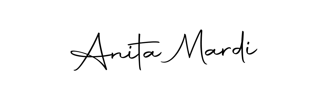 Make a beautiful signature design for name Anita Mardi. Use this online signature maker to create a handwritten signature for free. Anita Mardi signature style 10 images and pictures png