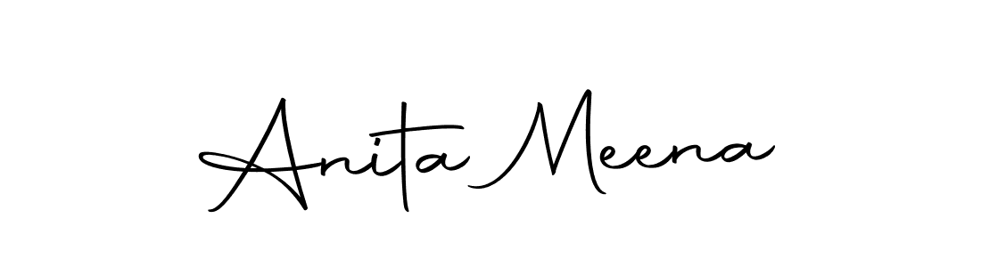 Design your own signature with our free online signature maker. With this signature software, you can create a handwritten (Autography-DOLnW) signature for name Anita Meena. Anita Meena signature style 10 images and pictures png