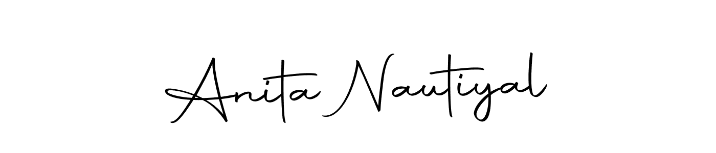 The best way (Autography-DOLnW) to make a short signature is to pick only two or three words in your name. The name Anita Nautiyal include a total of six letters. For converting this name. Anita Nautiyal signature style 10 images and pictures png