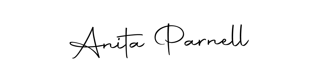 Make a beautiful signature design for name Anita Parnell. Use this online signature maker to create a handwritten signature for free. Anita Parnell signature style 10 images and pictures png
