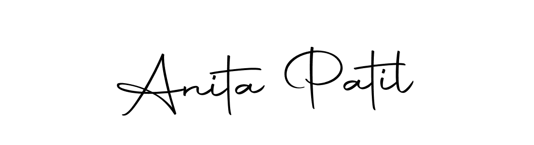 Make a beautiful signature design for name Anita Patil. Use this online signature maker to create a handwritten signature for free. Anita Patil signature style 10 images and pictures png