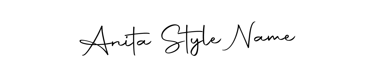 Anita Style Name stylish signature style. Best Handwritten Sign (Autography-DOLnW) for my name. Handwritten Signature Collection Ideas for my name Anita Style Name. Anita Style Name signature style 10 images and pictures png