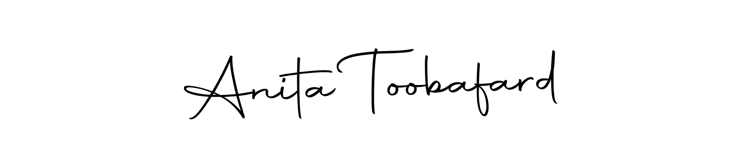if you are searching for the best signature style for your name Anita Toobafard. so please give up your signature search. here we have designed multiple signature styles  using Autography-DOLnW. Anita Toobafard signature style 10 images and pictures png