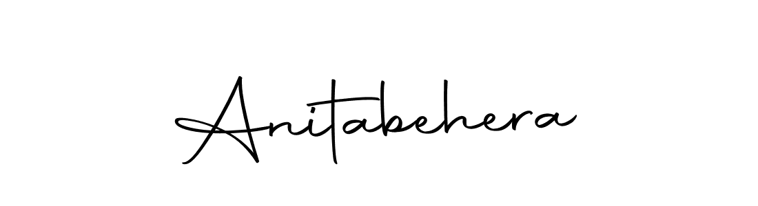 Anitabehera stylish signature style. Best Handwritten Sign (Autography-DOLnW) for my name. Handwritten Signature Collection Ideas for my name Anitabehera. Anitabehera signature style 10 images and pictures png