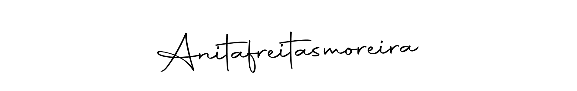 Make a beautiful signature design for name Anitafreitasmoreira. Use this online signature maker to create a handwritten signature for free. Anitafreitasmoreira signature style 10 images and pictures png