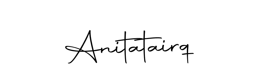 Anitatairq stylish signature style. Best Handwritten Sign (Autography-DOLnW) for my name. Handwritten Signature Collection Ideas for my name Anitatairq. Anitatairq signature style 10 images and pictures png