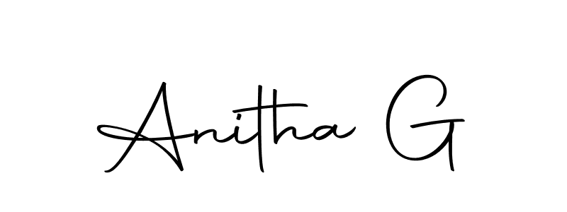 Here are the top 10 professional signature styles for the name Anitha G. These are the best autograph styles you can use for your name. Anitha G signature style 10 images and pictures png