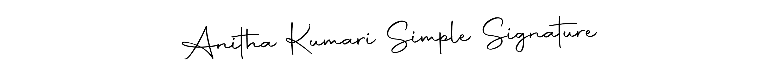 Check out images of Autograph of Anitha Kumari Simple Signature name. Actor Anitha Kumari Simple Signature Signature Style. Autography-DOLnW is a professional sign style online. Anitha Kumari Simple Signature signature style 10 images and pictures png