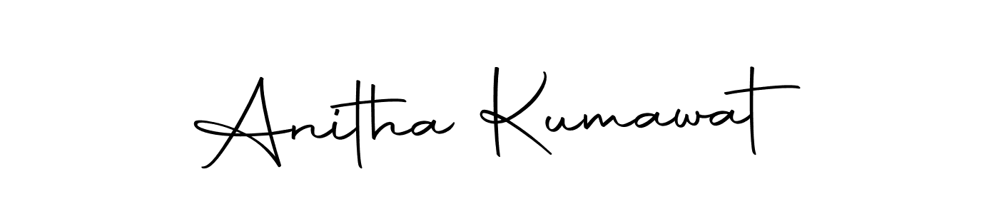 Make a beautiful signature design for name Anitha Kumawat. With this signature (Autography-DOLnW) style, you can create a handwritten signature for free. Anitha Kumawat signature style 10 images and pictures png