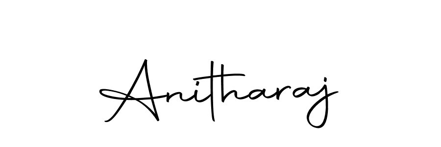 How to make Anitharaj signature? Autography-DOLnW is a professional autograph style. Create handwritten signature for Anitharaj name. Anitharaj signature style 10 images and pictures png