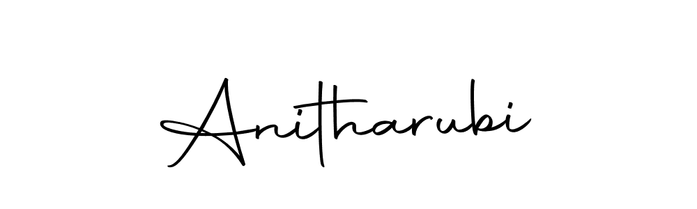 Create a beautiful signature design for name Anitharubi. With this signature (Autography-DOLnW) fonts, you can make a handwritten signature for free. Anitharubi signature style 10 images and pictures png