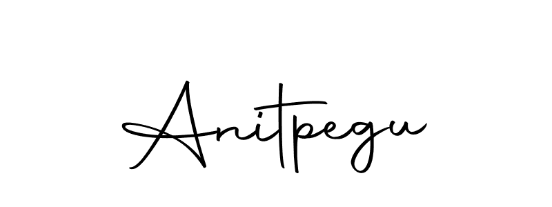 You should practise on your own different ways (Autography-DOLnW) to write your name (Anitpegu) in signature. don't let someone else do it for you. Anitpegu signature style 10 images and pictures png