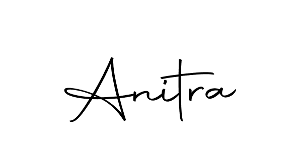 Design your own signature with our free online signature maker. With this signature software, you can create a handwritten (Autography-DOLnW) signature for name Anitra. Anitra signature style 10 images and pictures png