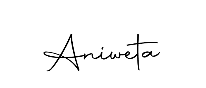 Aniweta stylish signature style. Best Handwritten Sign (Autography-DOLnW) for my name. Handwritten Signature Collection Ideas for my name Aniweta. Aniweta signature style 10 images and pictures png
