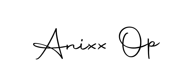 Create a beautiful signature design for name Anixx Op. With this signature (Autography-DOLnW) fonts, you can make a handwritten signature for free. Anixx Op signature style 10 images and pictures png