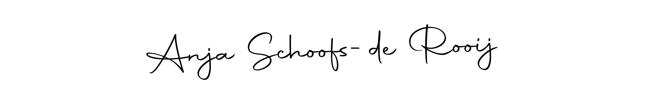 Use a signature maker to create a handwritten signature online. With this signature software, you can design (Autography-DOLnW) your own signature for name Anja Schoofs-de Rooij. Anja Schoofs-de Rooij signature style 10 images and pictures png