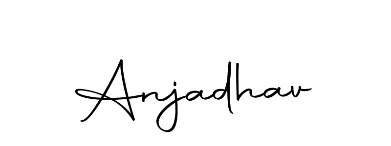 The best way (Autography-DOLnW) to make a short signature is to pick only two or three words in your name. The name Anjadhav include a total of six letters. For converting this name. Anjadhav signature style 10 images and pictures png