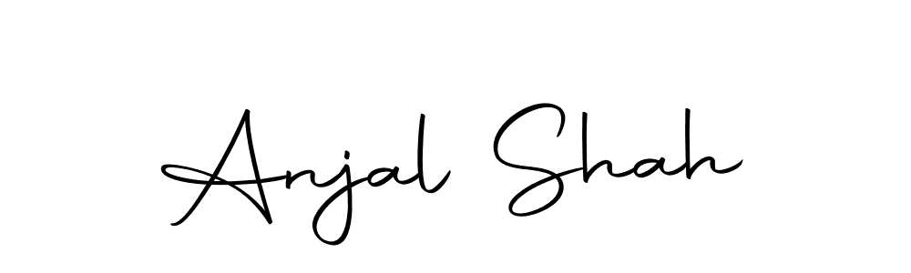Use a signature maker to create a handwritten signature online. With this signature software, you can design (Autography-DOLnW) your own signature for name Anjal Shah. Anjal Shah signature style 10 images and pictures png