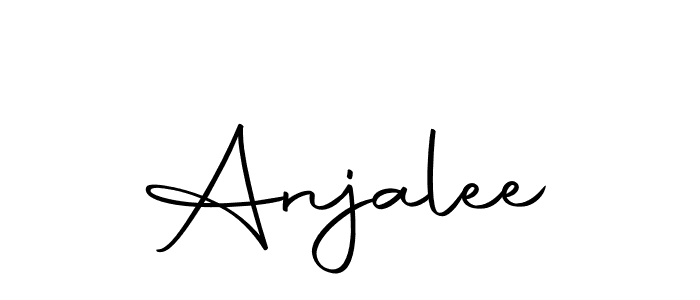 How to make Anjalee name signature. Use Autography-DOLnW style for creating short signs online. This is the latest handwritten sign. Anjalee signature style 10 images and pictures png