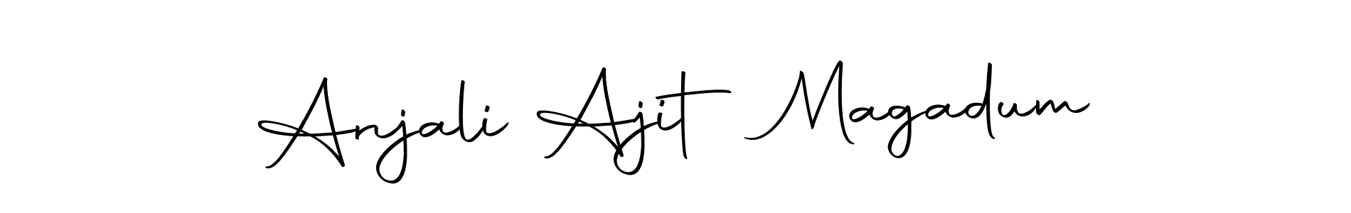 Here are the top 10 professional signature styles for the name Anjali Ajit Magadum. These are the best autograph styles you can use for your name. Anjali Ajit Magadum signature style 10 images and pictures png