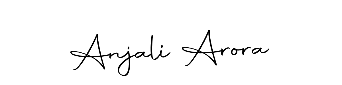 Use a signature maker to create a handwritten signature online. With this signature software, you can design (Autography-DOLnW) your own signature for name Anjali Arora. Anjali Arora signature style 10 images and pictures png