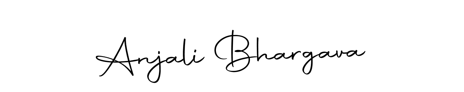 You should practise on your own different ways (Autography-DOLnW) to write your name (Anjali Bhargava) in signature. don't let someone else do it for you. Anjali Bhargava signature style 10 images and pictures png