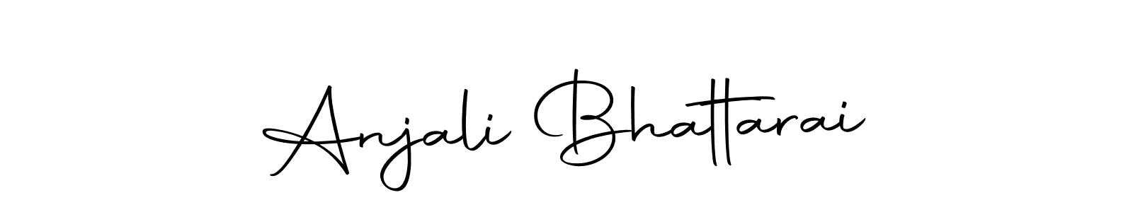 The best way (Autography-DOLnW) to make a short signature is to pick only two or three words in your name. The name Anjali Bhattarai include a total of six letters. For converting this name. Anjali Bhattarai signature style 10 images and pictures png