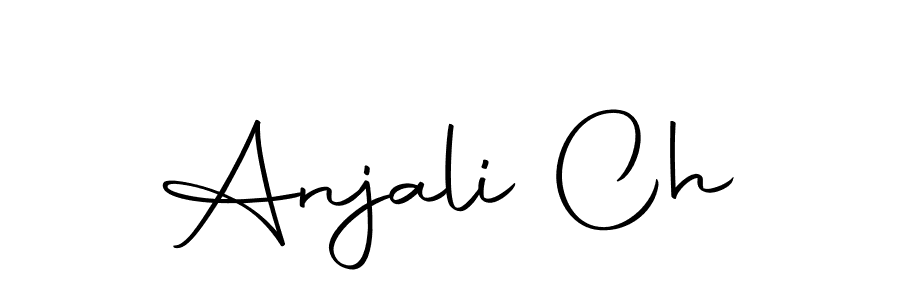 Make a short Anjali Ch signature style. Manage your documents anywhere anytime using Autography-DOLnW. Create and add eSignatures, submit forms, share and send files easily. Anjali Ch signature style 10 images and pictures png