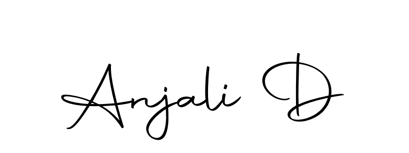 Make a beautiful signature design for name Anjali D. Use this online signature maker to create a handwritten signature for free. Anjali D signature style 10 images and pictures png