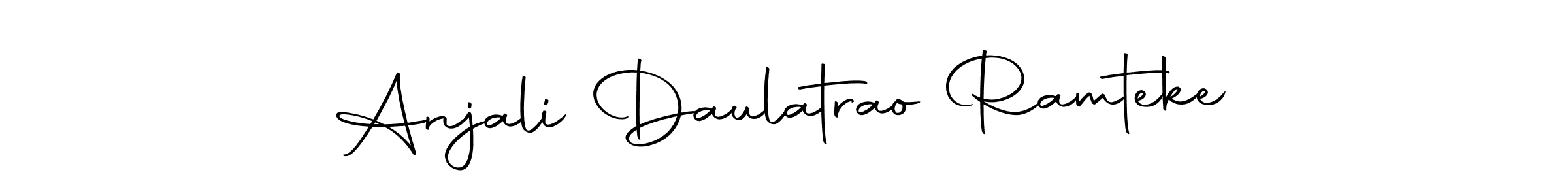 Make a beautiful signature design for name Anjali Daulatrao Ramteke. With this signature (Autography-DOLnW) style, you can create a handwritten signature for free. Anjali Daulatrao Ramteke signature style 10 images and pictures png