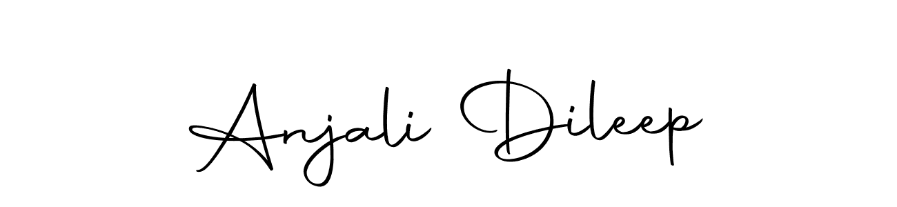 Design your own signature with our free online signature maker. With this signature software, you can create a handwritten (Autography-DOLnW) signature for name Anjali Dileep. Anjali Dileep signature style 10 images and pictures png