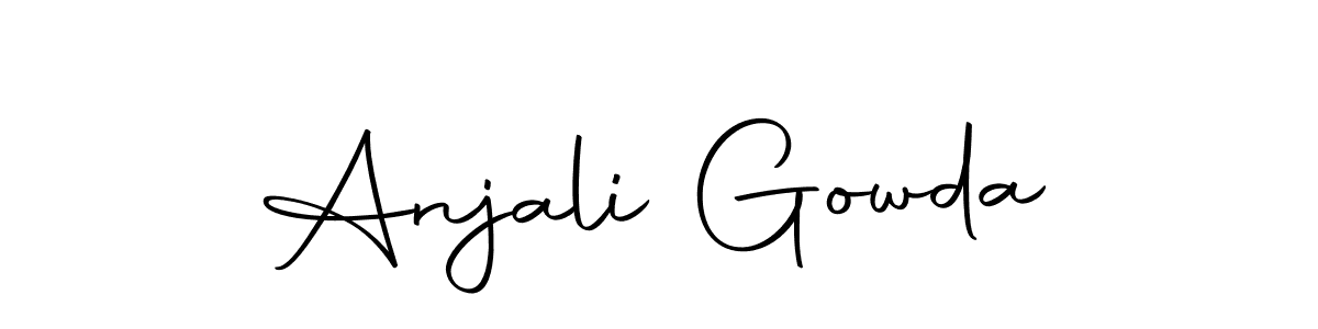 Create a beautiful signature design for name Anjali Gowda. With this signature (Autography-DOLnW) fonts, you can make a handwritten signature for free. Anjali Gowda signature style 10 images and pictures png