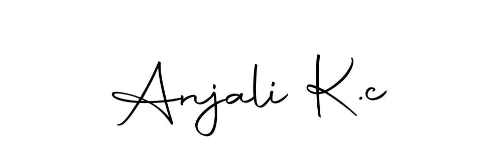 Also we have Anjali K.c name is the best signature style. Create professional handwritten signature collection using Autography-DOLnW autograph style. Anjali K.c signature style 10 images and pictures png