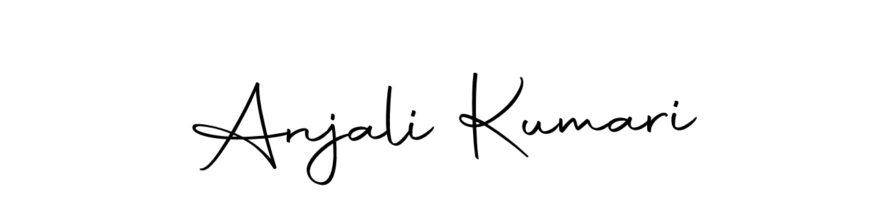 How to make Anjali Kumari name signature. Use Autography-DOLnW style for creating short signs online. This is the latest handwritten sign. Anjali Kumari signature style 10 images and pictures png