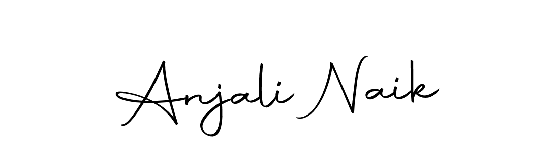 How to make Anjali Naik name signature. Use Autography-DOLnW style for creating short signs online. This is the latest handwritten sign. Anjali Naik signature style 10 images and pictures png