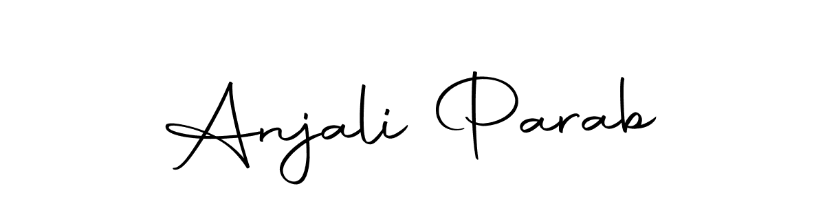 You should practise on your own different ways (Autography-DOLnW) to write your name (Anjali Parab) in signature. don't let someone else do it for you. Anjali Parab signature style 10 images and pictures png