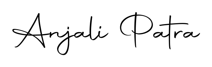 Explore multiple handwriting variations for Anjali Patra including this stunning Autography-DOLnW design. Free to use across all platforms. Anjali Patra signature style 10 images and pictures png