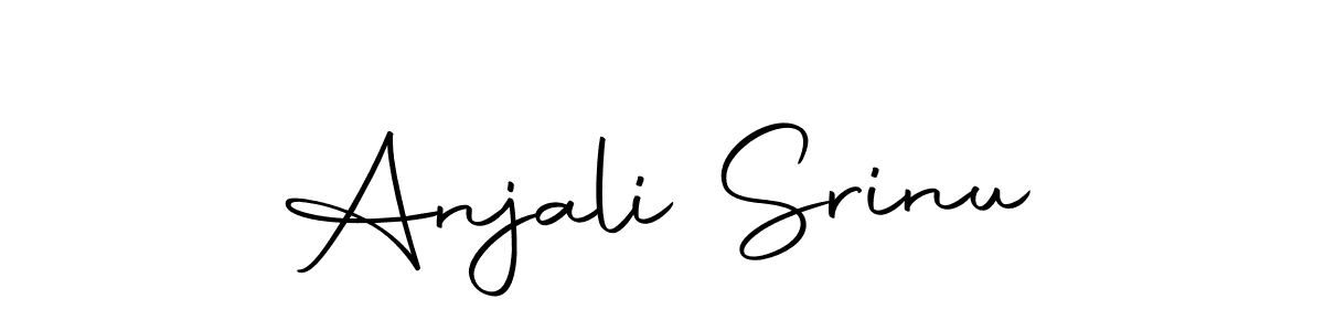 Make a beautiful signature design for name Anjali Srinu. Use this online signature maker to create a handwritten signature for free. Anjali Srinu signature style 10 images and pictures png