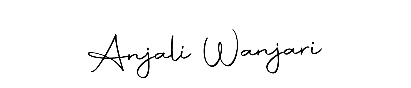 This is the best signature style for the Anjali Wanjari name. Also you like these signature font (Autography-DOLnW). Mix name signature. Anjali Wanjari signature style 10 images and pictures png