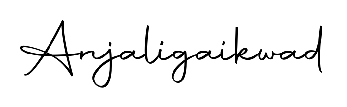 The best way (Autography-DOLnW) to make a short signature is to pick only two or three words in your name. For converting this name Anjaligaikwad. Anjaligaikwad signature style 10 images and pictures png