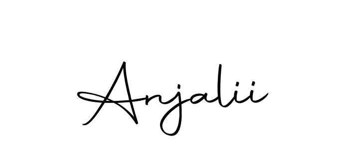Create a beautiful signature design for name Anjalii. With this signature (Autography-DOLnW) fonts, you can make a handwritten signature for free. Anjalii signature style 10 images and pictures png