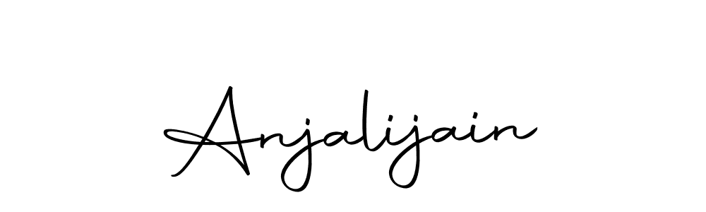 How to make Anjalijain signature? Autography-DOLnW is a professional autograph style. Create handwritten signature for Anjalijain name. Anjalijain signature style 10 images and pictures png