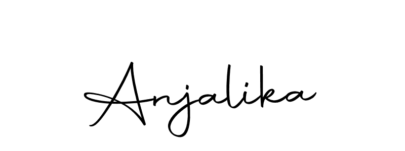 Design your own signature with our free online signature maker. With this signature software, you can create a handwritten (Autography-DOLnW) signature for name Anjalika. Anjalika signature style 10 images and pictures png