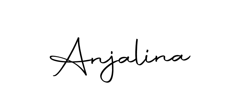 Anjalina stylish signature style. Best Handwritten Sign (Autography-DOLnW) for my name. Handwritten Signature Collection Ideas for my name Anjalina. Anjalina signature style 10 images and pictures png