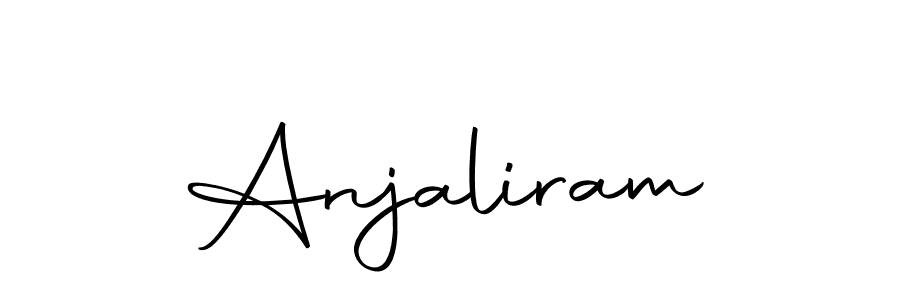 Use a signature maker to create a handwritten signature online. With this signature software, you can design (Autography-DOLnW) your own signature for name Anjaliram. Anjaliram signature style 10 images and pictures png