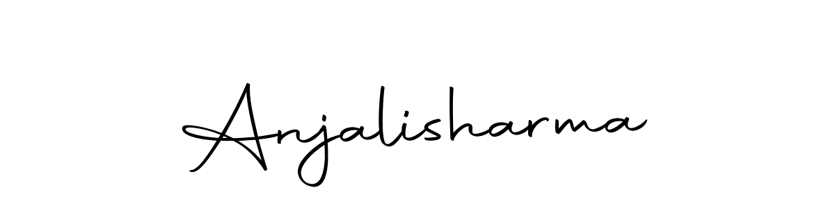 Design your own signature with our free online signature maker. With this signature software, you can create a handwritten (Autography-DOLnW) signature for name Anjalisharma. Anjalisharma signature style 10 images and pictures png