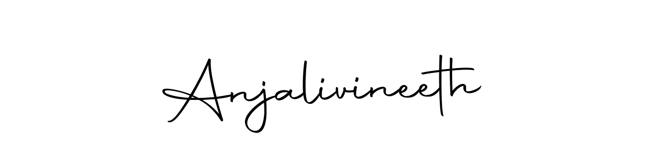 How to make Anjalivineeth signature? Autography-DOLnW is a professional autograph style. Create handwritten signature for Anjalivineeth name. Anjalivineeth signature style 10 images and pictures png