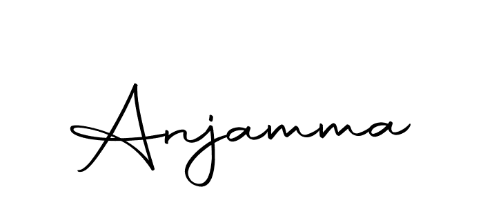 Design your own signature with our free online signature maker. With this signature software, you can create a handwritten (Autography-DOLnW) signature for name Anjamma. Anjamma signature style 10 images and pictures png
