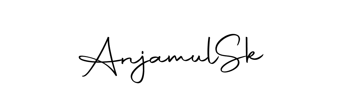 Autography-DOLnW is a professional signature style that is perfect for those who want to add a touch of class to their signature. It is also a great choice for those who want to make their signature more unique. Get Anjamul  Sk name to fancy signature for free. Anjamul  Sk signature style 10 images and pictures png
