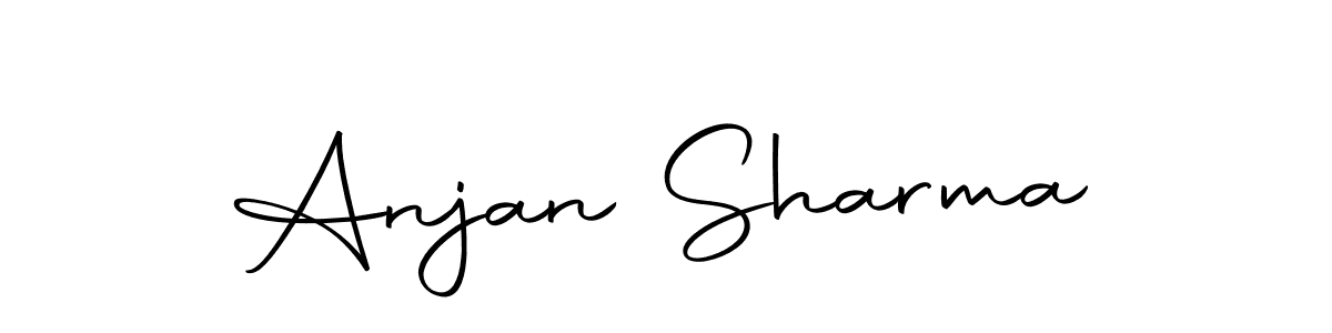 Create a beautiful signature design for name Anjan Sharma. With this signature (Autography-DOLnW) fonts, you can make a handwritten signature for free. Anjan Sharma signature style 10 images and pictures png